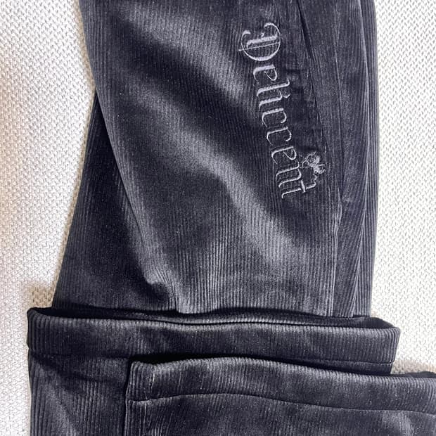 델리센트 실크 부츠컷 팬츠