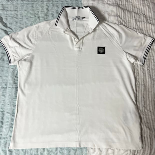 18SS 스톤아일랜드 폴로 티셔츠 카라티 XL 극미