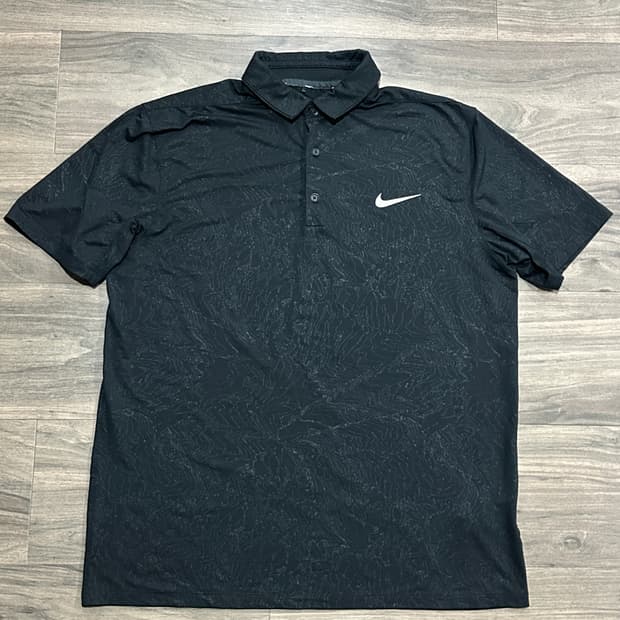 나이키 골프 드라이핏 블랙 카라티 폴로티 XL
