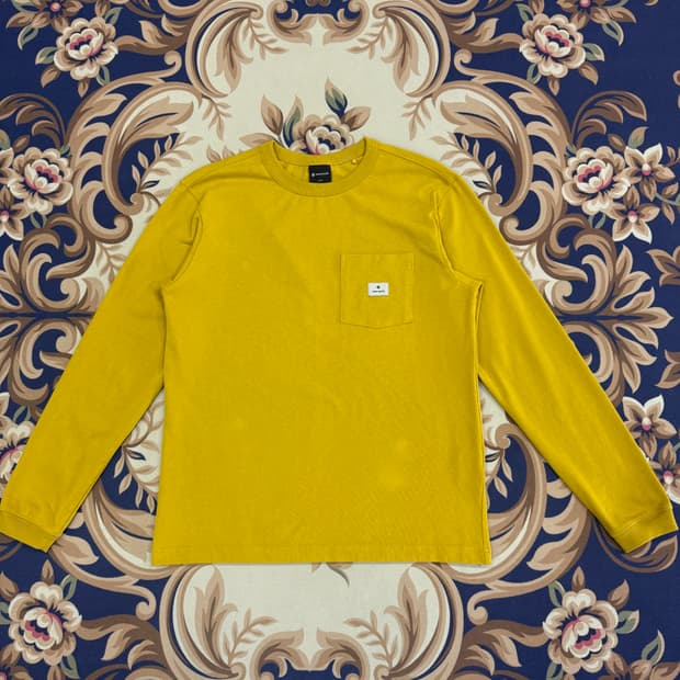 (M)스노우피크 smowpeak 원포켓 롱슬리브 긴팔 티셔츠(머스타드)