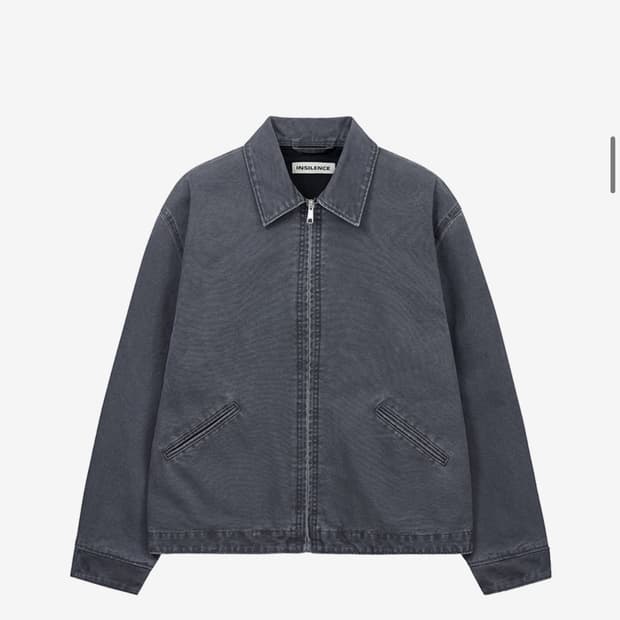 촬영용 1회착) 26SS 인사일런스 덕 코튼 워크자켓