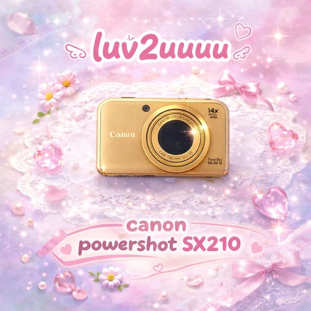 캐논 파워샷 sx210 골드 카메라📸💛