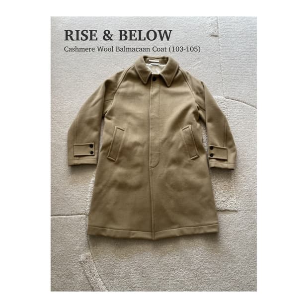 라이즈앤빌로우 캐시미어 울 발마칸 코트(103-105)