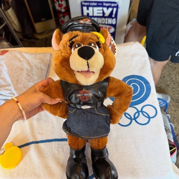🧸 HARLEY-DAVIDSON 베어걸 인형