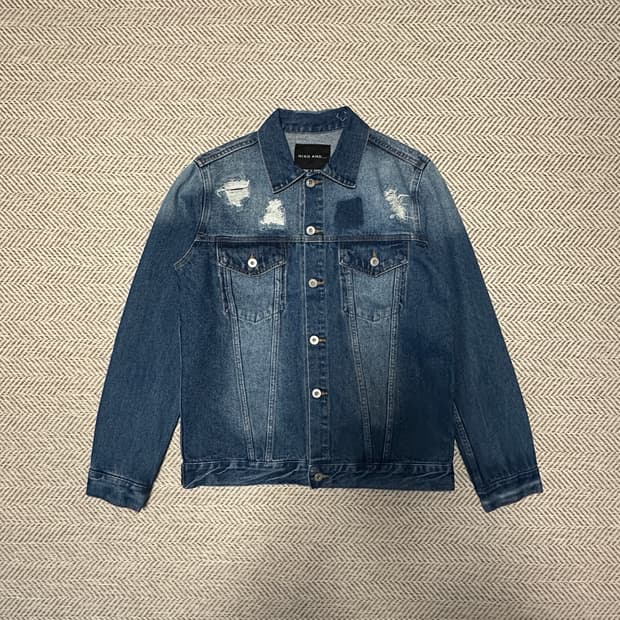 NIKO AND... damage denim jacket