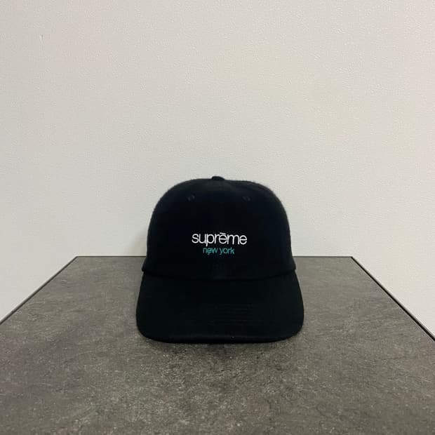 (OS) 슈프림 6패널 볼캡 모자 클래식 블랙