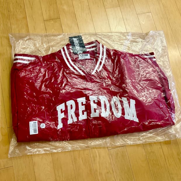 [프리덤에슬레틱] 로고 MA-1 자켓 (레드)