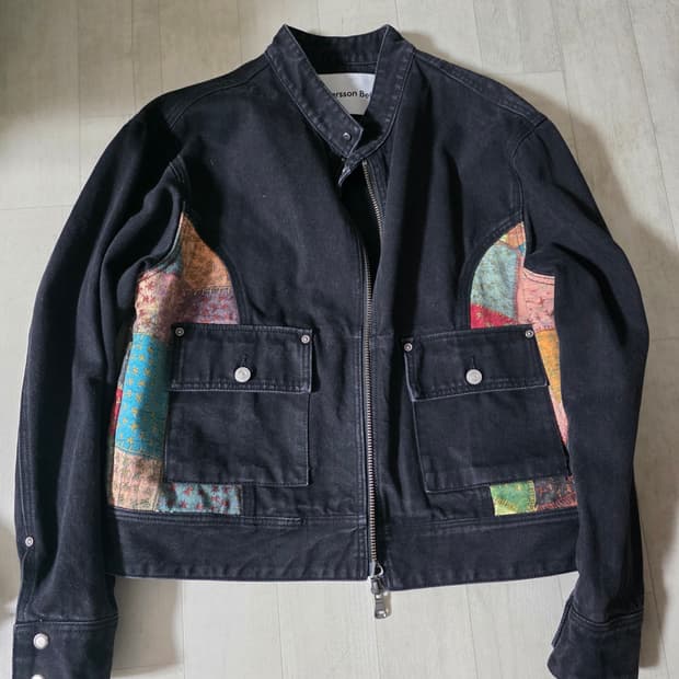 앤더슨벨 뮬렌스 데님 바이커 자켓 S