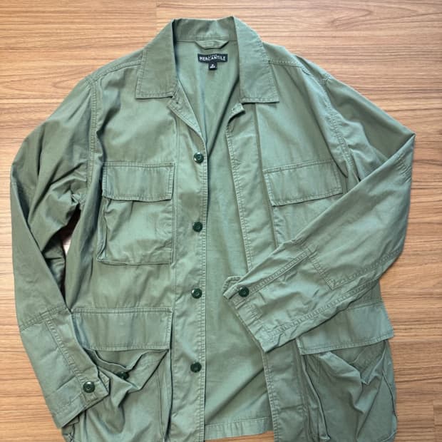 제이크루 J CREW 카키 퍼티그 자켓