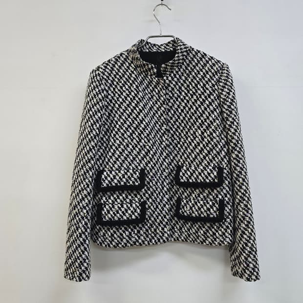 지암바티스타 발리 단정 트위드 봄 자켓