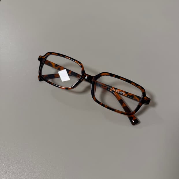 vintage 레오파드 호피 안경 