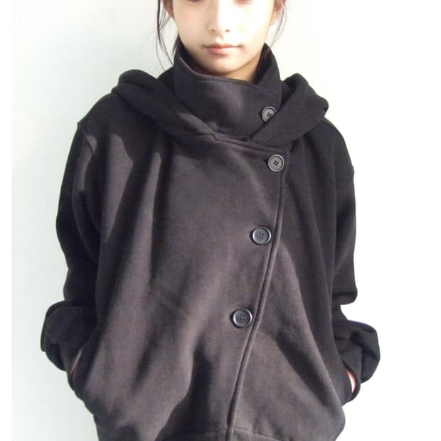 (((구해요)))오스하이 high neck hood zip up