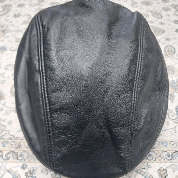 8-90년대 미치코 런던 소가죽 헌팅캡