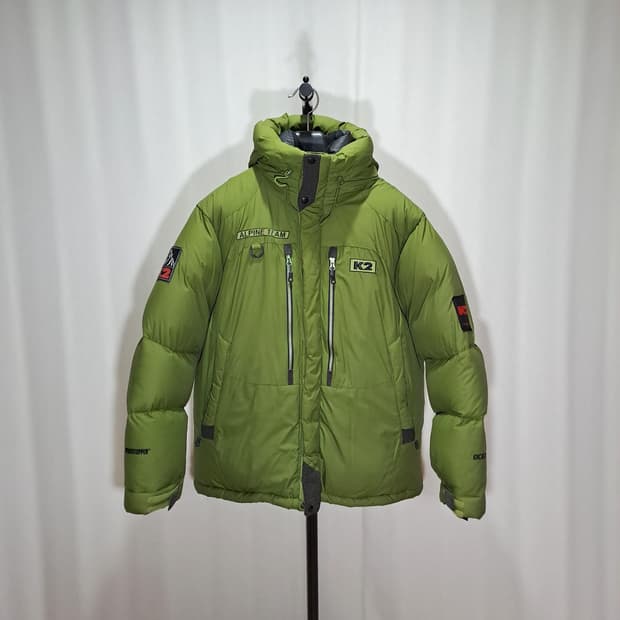 (택포) K2 코볼트 알파인팀 히말라야 대장 구스 패딩 XL B347