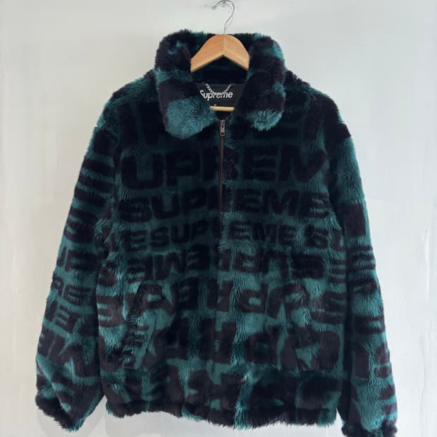 Supreme faux fur repeater jacket 