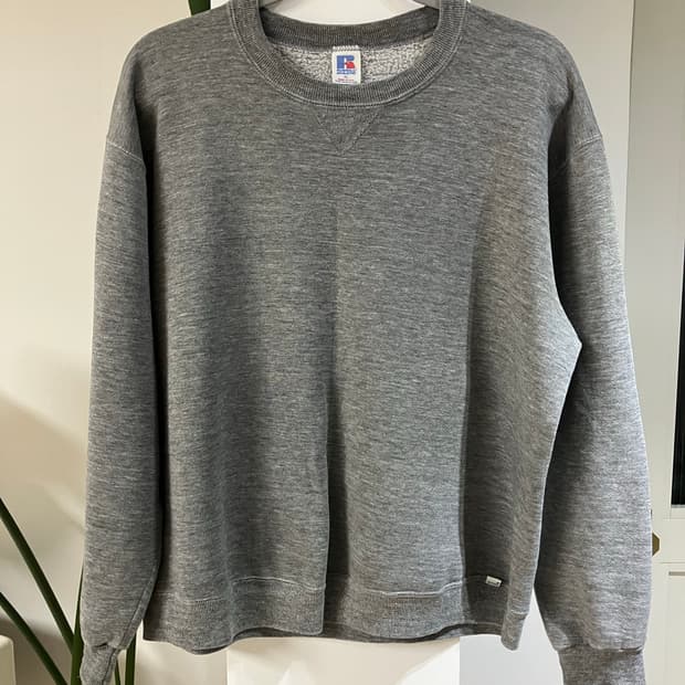 80s 러셀 스웻셔츠 XL 그레이 made in USA