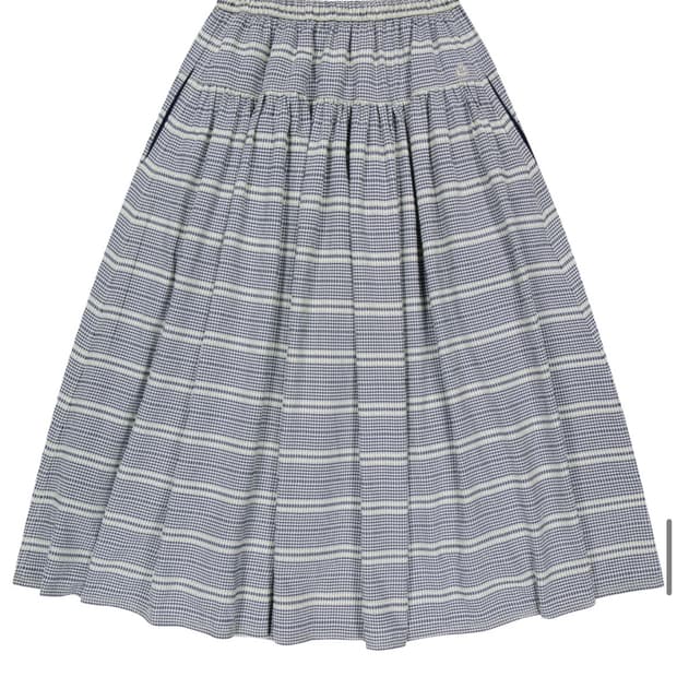 코이세이오 스트링 와이드 롱 스커트