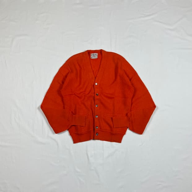 80’s-90‘s 타운앤킹 버진 울 니트 가디건