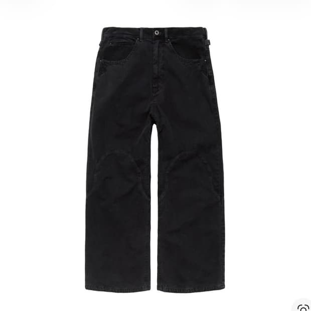 (4) 폴리테루 플레임 팬츠 블랙