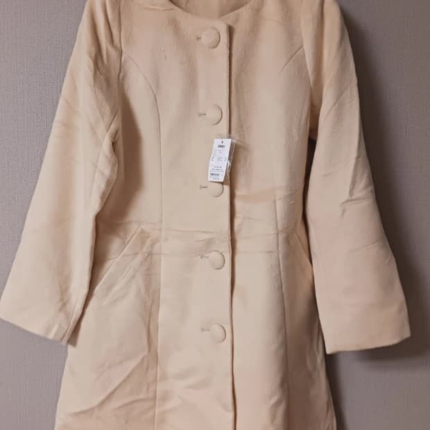 히메 갸루 모리걸 일본 베이지 코트