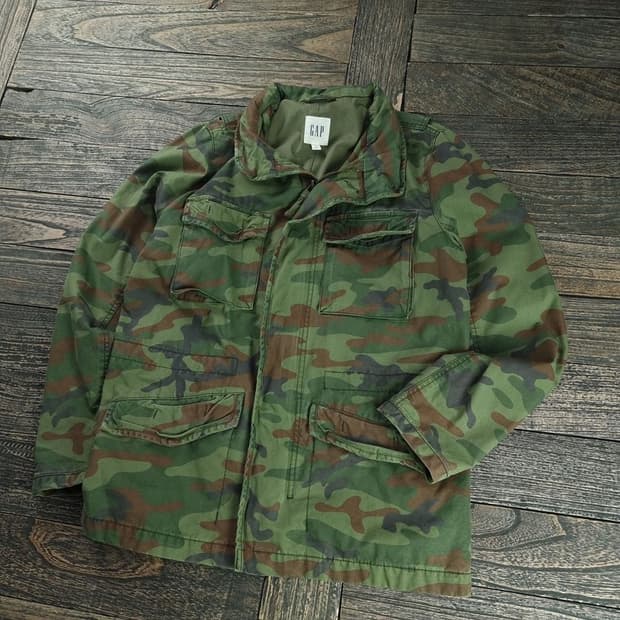 [갭] 카모 패턴 빈티지 M65 필드 야상 자켓 M18667