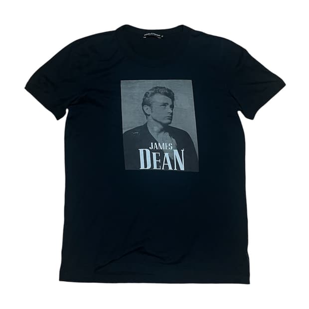 Dolce & Gabbana / JAMES DEAN 블랙 반팔티