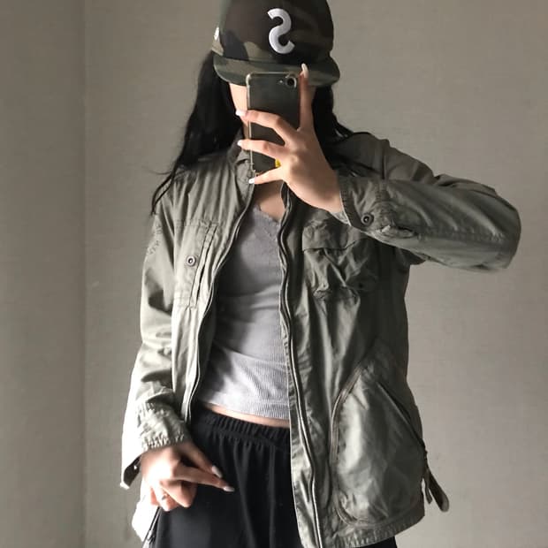 빈티지 넥버클디테일 자켓