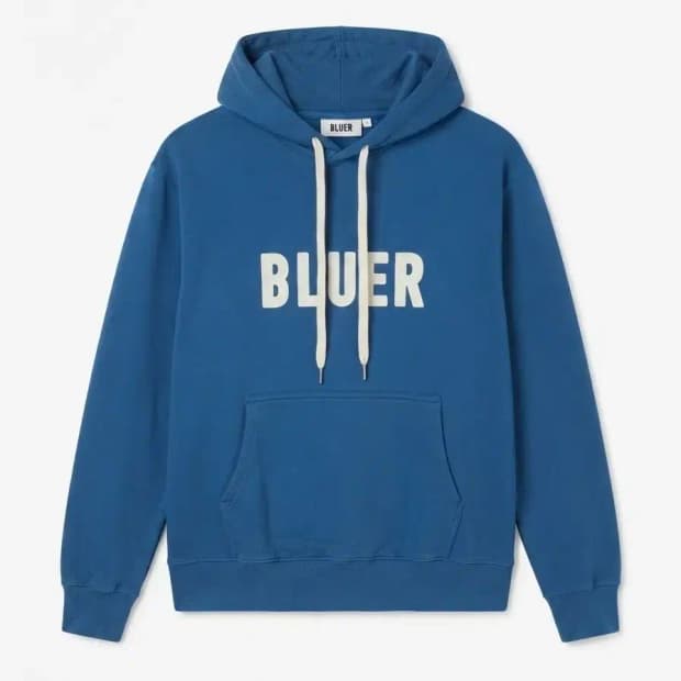 네이머클로딩 BLUER 후드티 XL 블루