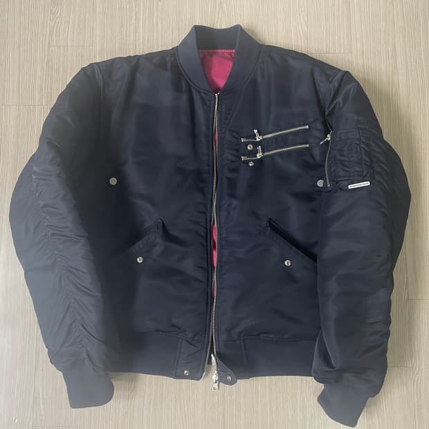 더바이닐하우스 MA-1 네이비(리버시블)