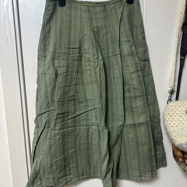 빈티지 그린 스커트