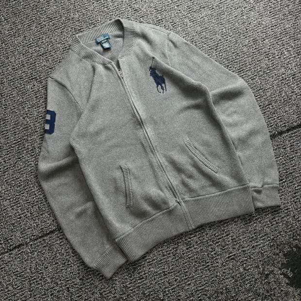 폴로 랄프로렌 빅포니 니트 집업 3671