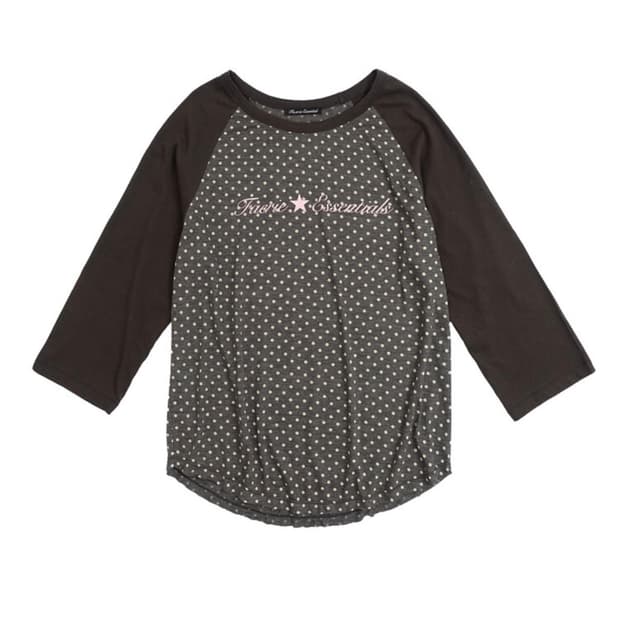 샵페어리 dot raglan sleeve top