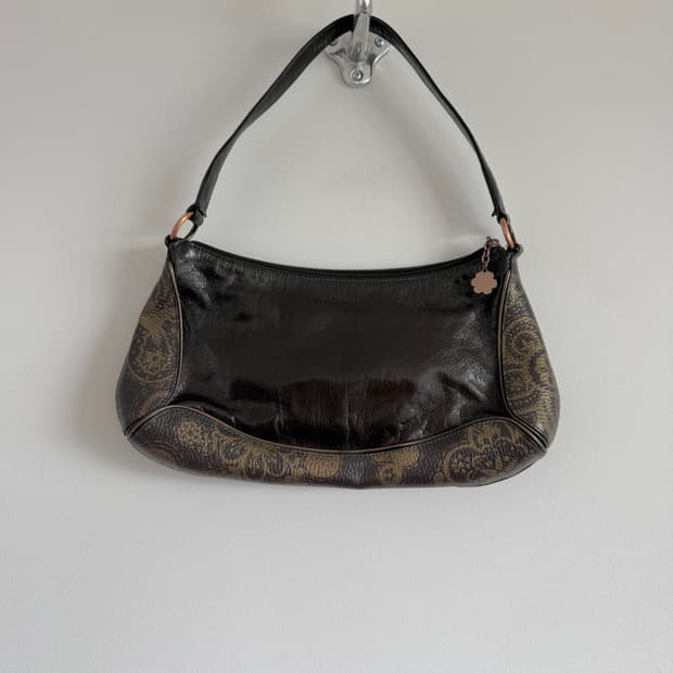 Pre owned 레더 숄더백
