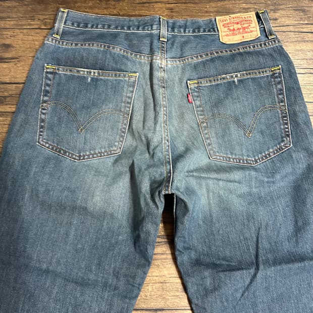 00s 리바이스 569 Loose Straight 멕시코 데님34