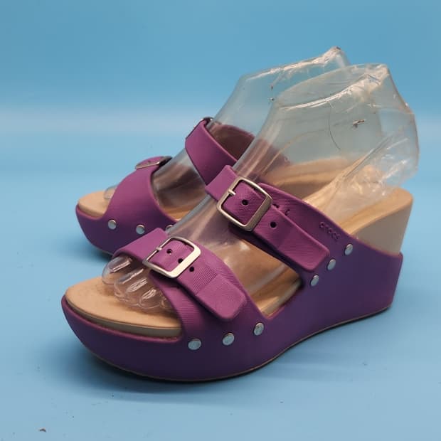 o 크록스 코블러 웨지힐 240 굽8