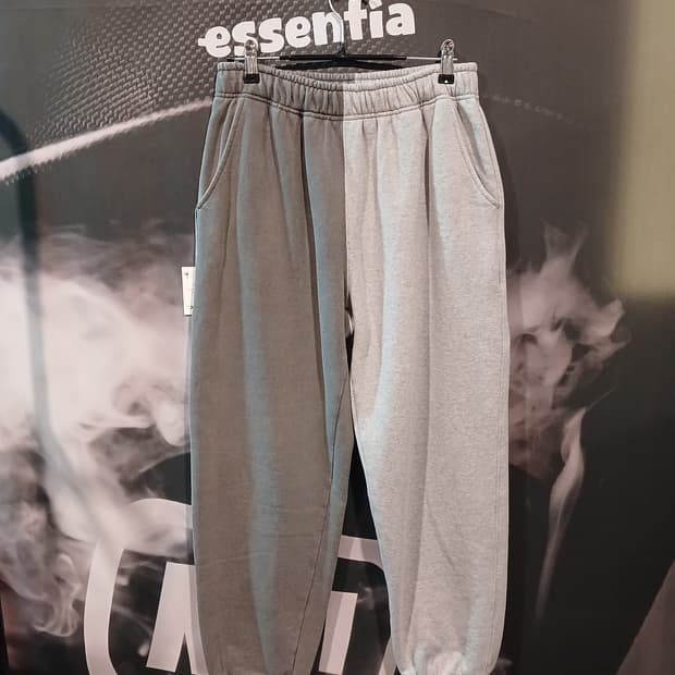 투톤 기모 조거팬츠 그레이