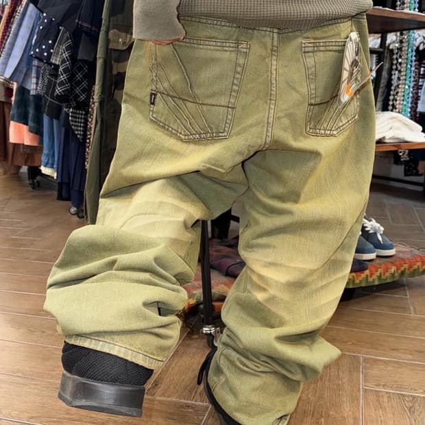 Hip-Hop Washed Denim Pants