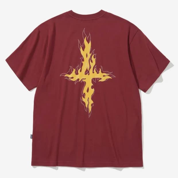 not4nerd Flame 4 Symbol T-Shirts - Red