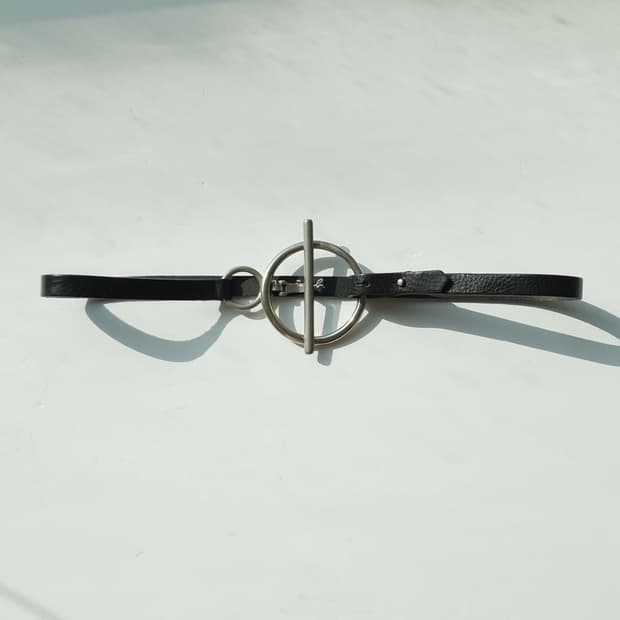 Agnès b leather belt
