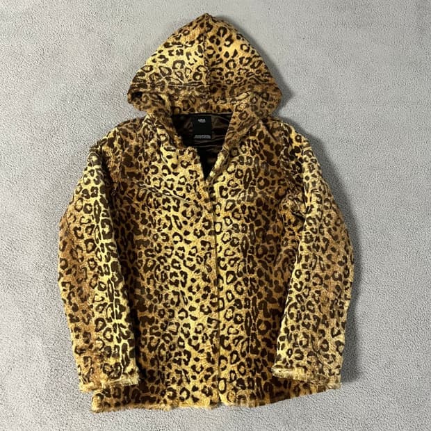 Leopard Fur hoodie / 에눌 가능😍