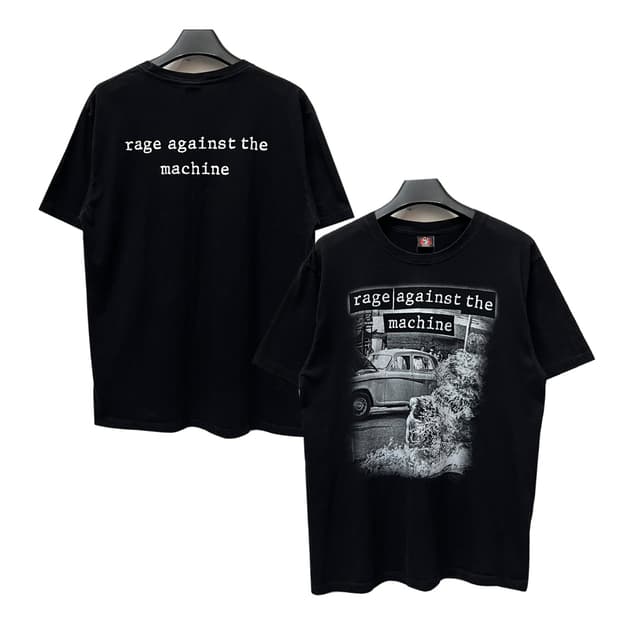Rock Yeah 락예 레이지 어게인스트 더 머신 락밴드 반팔티 XL