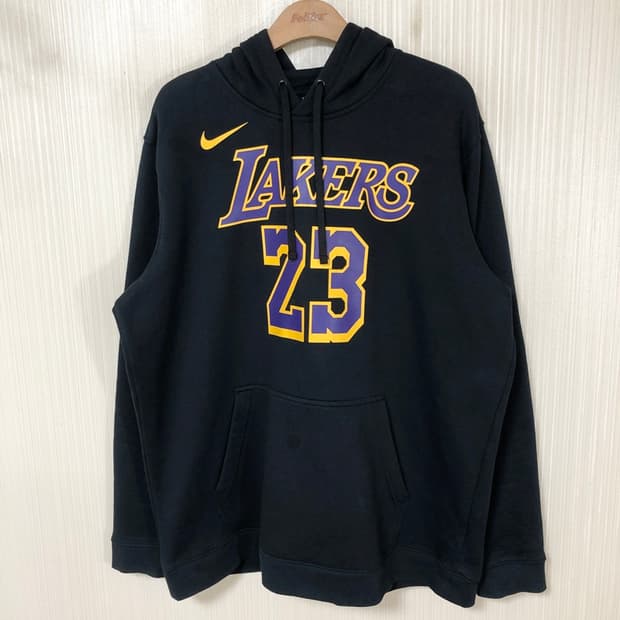 NBA 나이키 LA레이커스 플리스후드티 XL(110) #23 르브론제임스