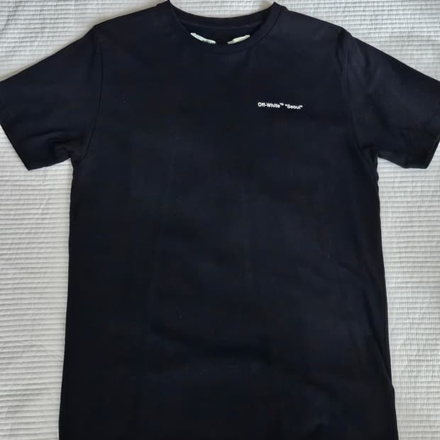 오프화이트 19SS 시티 캡슐 컬렉션 서울 반팔 (M, 100)
