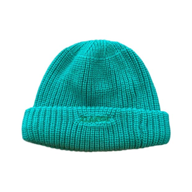 XLARGE short beanie green