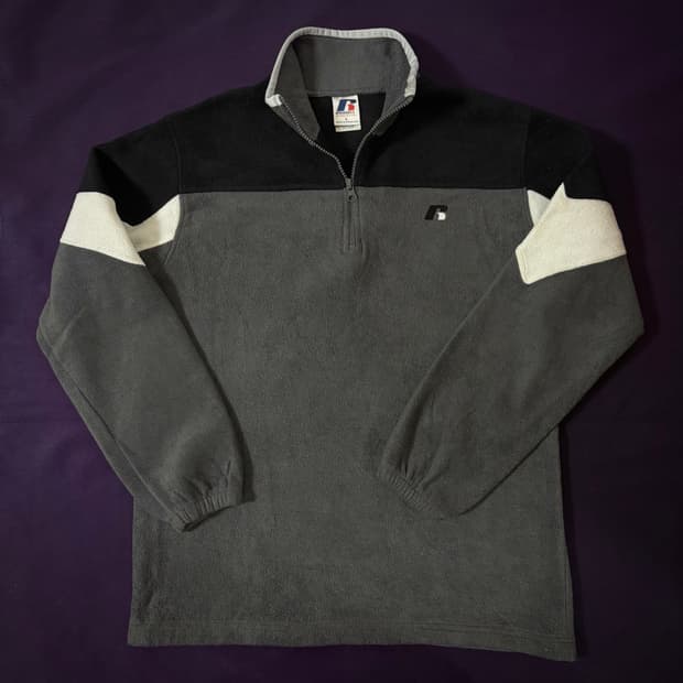 00s Russell Athletic Fleece Half Zip