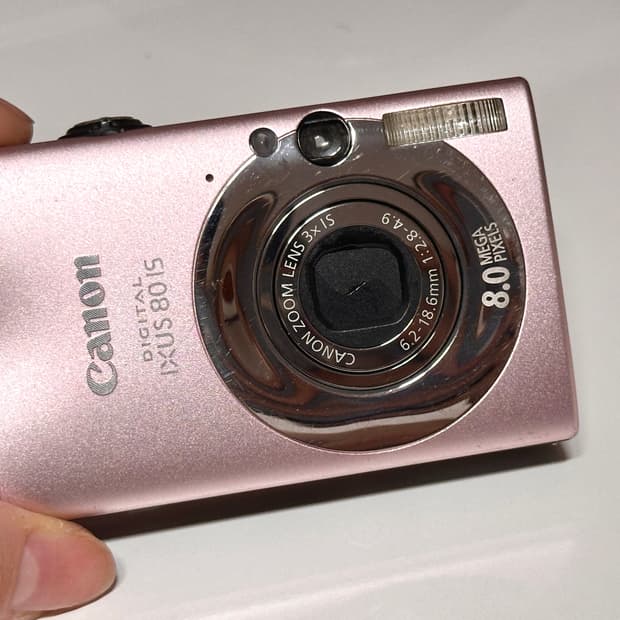 캐논 익서스 80 CANON IXUS 80 IS 핑크 리사 장원영 카메라