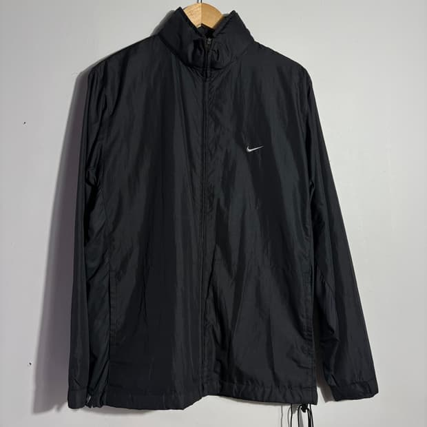 나이키 블랙 미니로고 집업 바람막이 자켓 (무료배송)