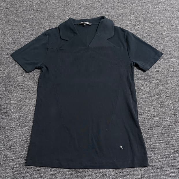 라프시몬스 09ss 오픈 폴로 셔츠