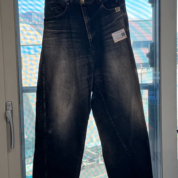 메종 미하라 야스히로 22ss 오버사이즈 트위스트 데님