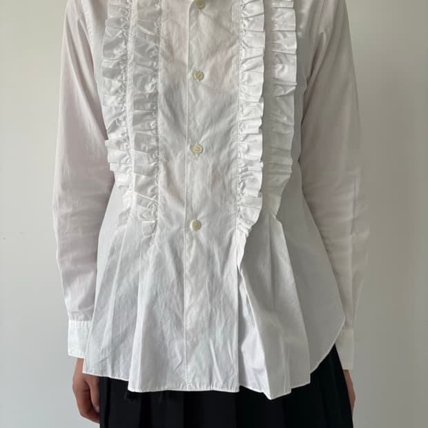 꼼데가르송 프릴셔츠